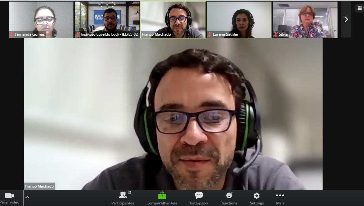 Franco Machado destaca desafios e oportunidades na trajetória profissional em encontro virtual